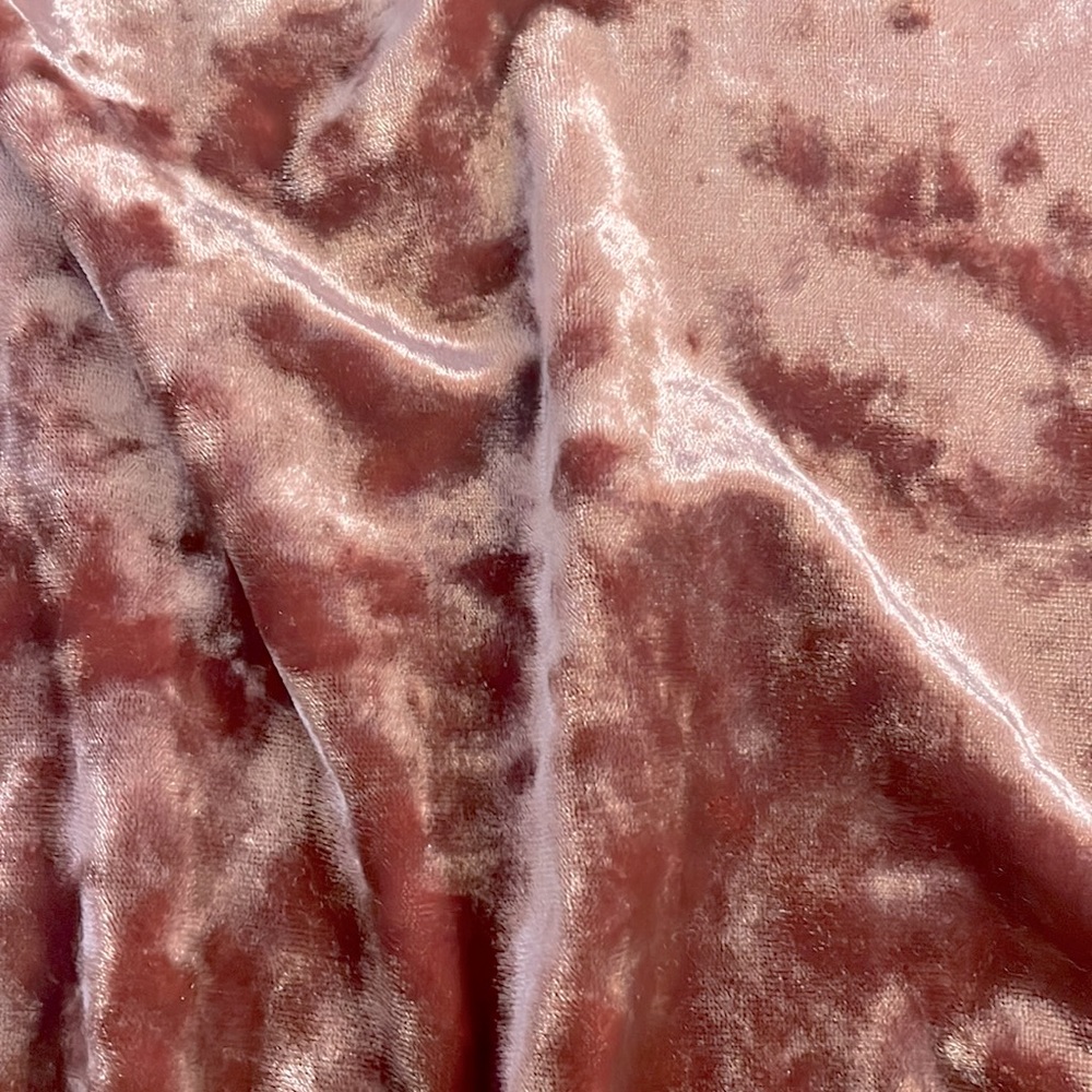 Pink Velvet Sleeveless Top